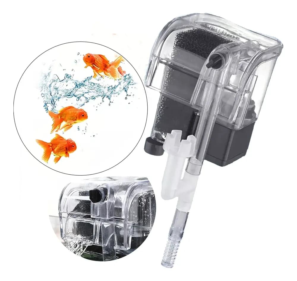 Filtro Pecera Externo De Cascada Para Peceras 15 A 20 Litros