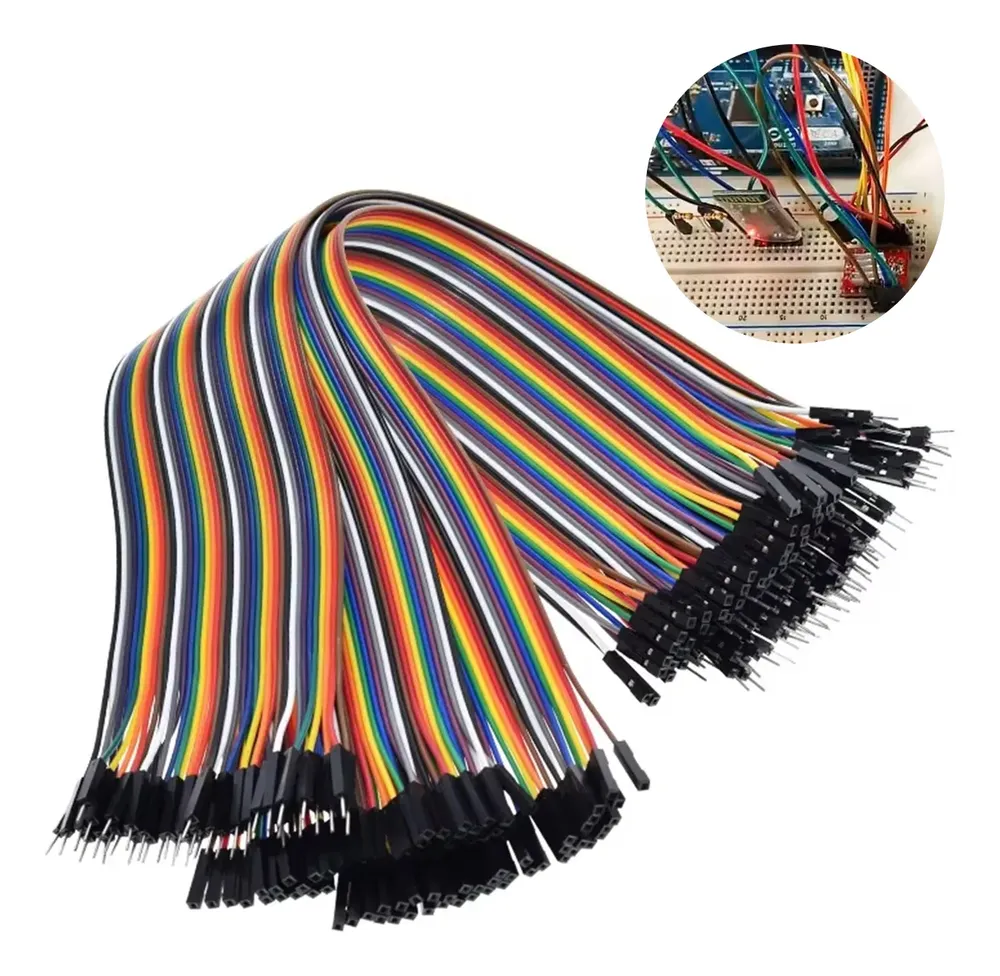 3pzs 120 Jumper Cable Dupont Wire 40cm Cable Para Protoboard