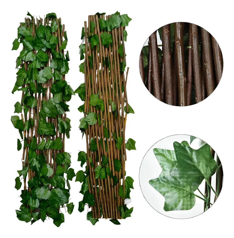 Muro Verde Expandible Follaje Hoja Artificial 1.2 X 3 1 Pz