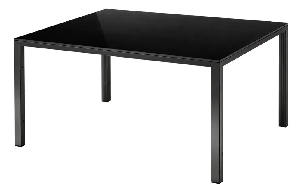 Mesa Cristal Estilo Eames Comedor Rectangular Minimalista