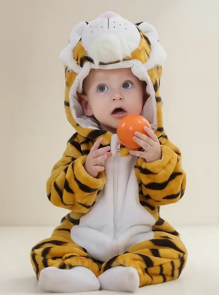Mamelucos Para Bebés En Forma De Animales Calientes Gorro