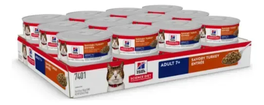 Pack x24 Hill's Science Diet Adult 7+ Gatos Adultos Mayores (caja)