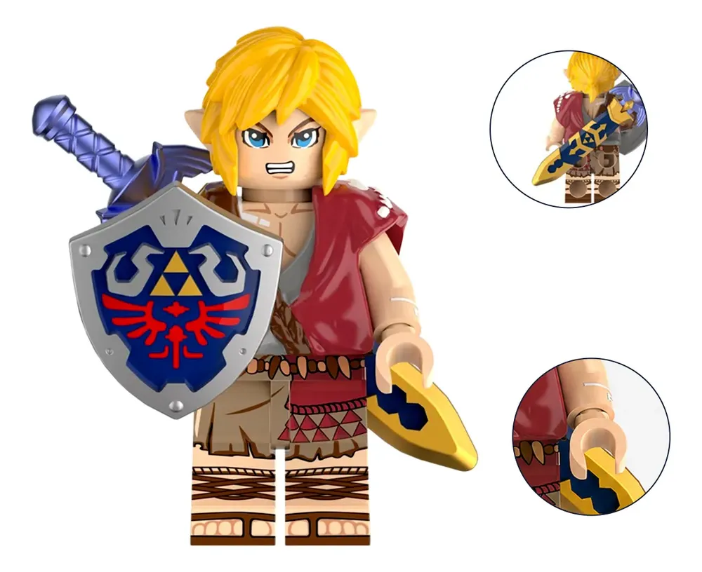 Figuras De Acción Bloques Link La Leyenda De Zelda
