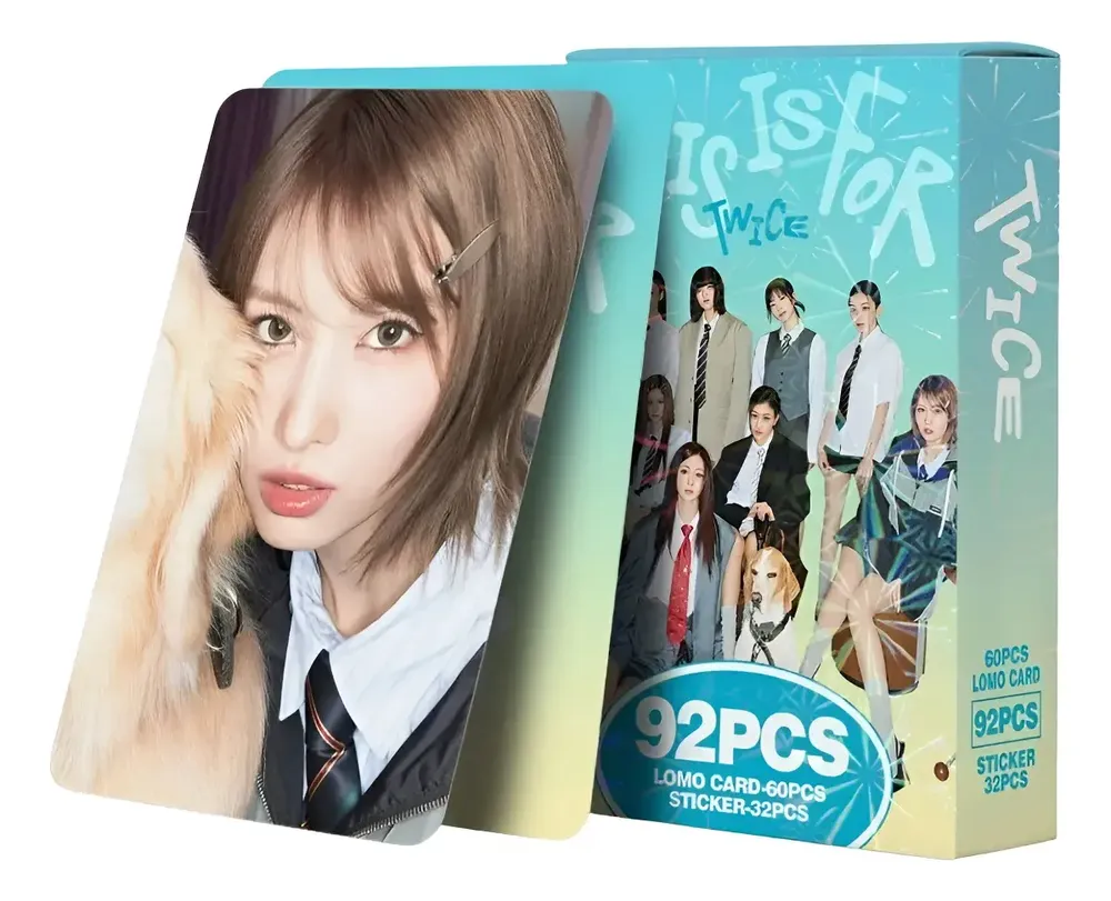Twice - 92 Piezas (60 Photocards + 32 Stickers)