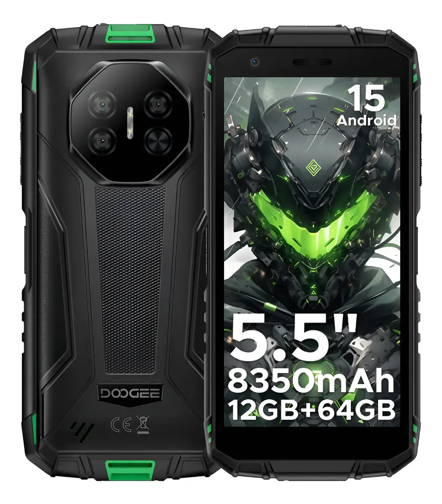 Celular Doogee Fire 3 Smartphone Teléfono Robusto Dual Sim Celular 12gb Ram 64gb Rom 8350mah Batería 5.5hd+ 13mp Cámara Android Nfc\u002Fwifi\u002Fbluetooth