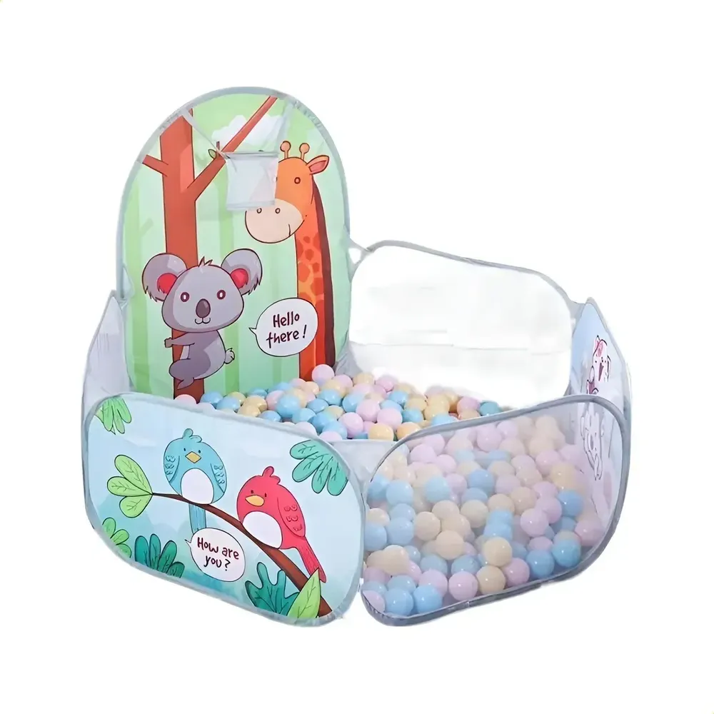 Alberca De Pelotas Infantil Plegable Con Diseño De Animales