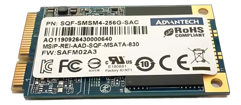 Ssd 256gb Unidad De Estado Solido Msata Advantech