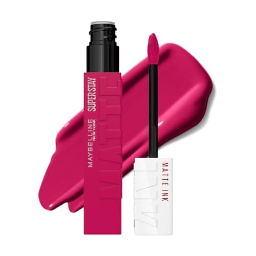 Maybelline Superstay Matte Ink, Labial Líquido Mate con Pigmentos de Color Intenso, Larga Duración Hasta 16 Horas, No Transfiere, Tono 120 Artist, 5 ml