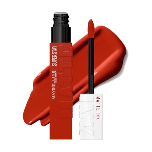 Maybelline Superstay Matte Ink, Labial Líquido Mate con Pigmentos de Color Intenso, Larga Duración Hasta 16 Horas, No Transfiere, Tono 117 Ground-Breaker, 5 ml