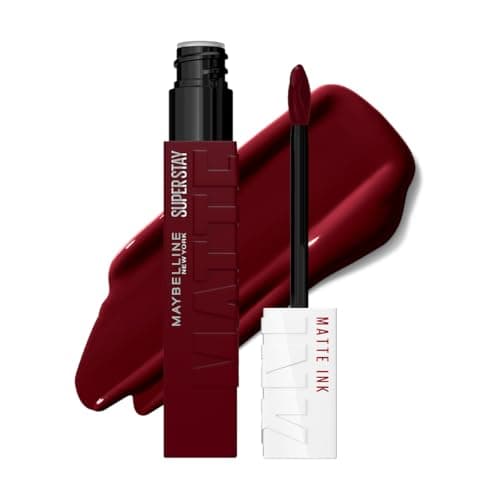 Maybelline Superstay Matte Ink, Labial Líquido Mate con Pigmentos de Color Intenso, Larga Duración Hasta 16 Horas, No Transfiere, Tono 112 Composer, 5 ml