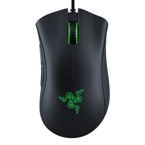 Razer DeathAdder Essential - Mouse para Gaming con Sensor óptico de 6400 dpi, 5 Botones programables, interruptores mecánicos, empuñaduras Laterales de Goma, Color Negro