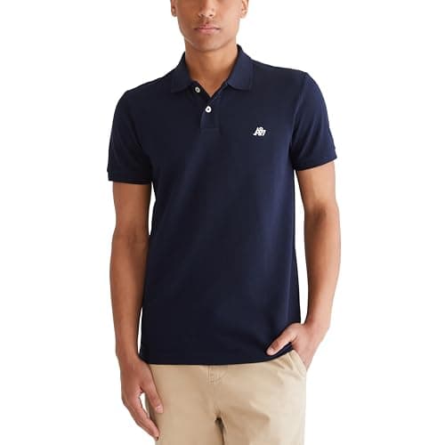 Aeropostale - Polo para Hombre, Azul Marino (Heritage Navy), M