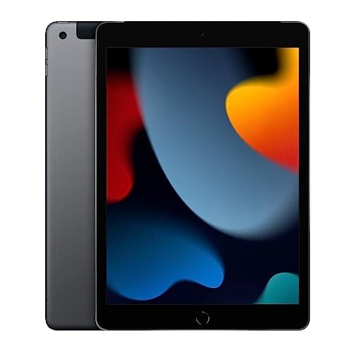 Apple iPad de 9ª generación 2021 (10.5.08 cm, Wi-Fi + celular, 64 GB) Gris espacial (reacondicionado)