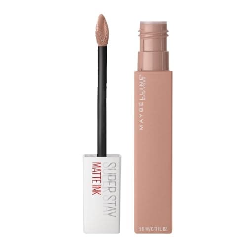Maybelline SuperStay Matte Ink Labial Líquido, Larga Duración 16 Horas, Alta Pigmentación Sin Transferencia, Aplicador de Precisión en Flecha, Tono 55 Driver, 5 ml