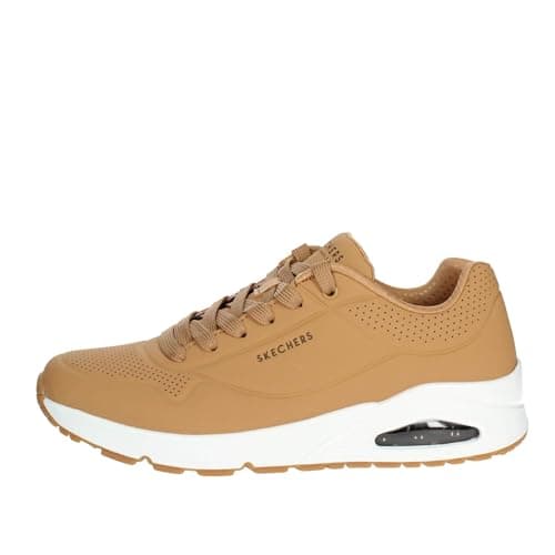 Skechers Uno-Stand on Air Tenis para Mujer, Beige Bronceado, 32.0 cm