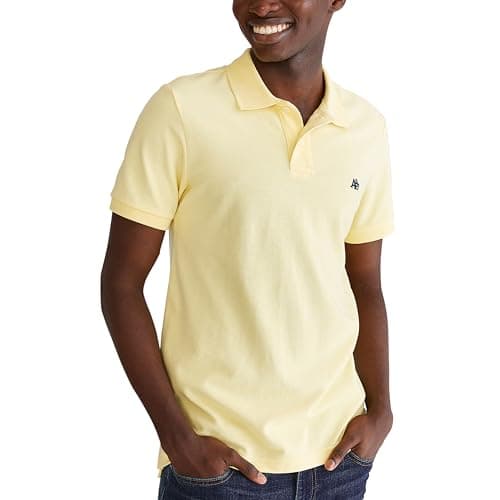 Aeropostale - Polo para Hombre, Pálida (Pale Banana), X-Small