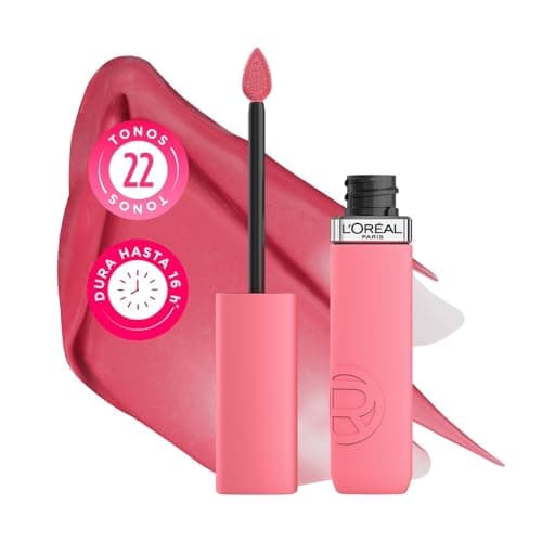 L’Oréal Paris Infaillible Le Matte Resistance Labial Líquido de Larga Duración por 16H, a Prueba de Agua, Color Intenso, con Ácido Hialurónico, Tono Proposal