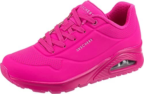 Skechers Tenis Street Uno-Stand on Air para Mujer, Hot Pink, 11
