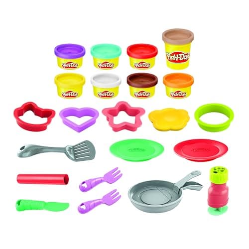 Play-Doh, Kitchen Creations, Heladería Creativa Set de Juego de Masa moldeable con Accesorios de Cocina de Juguete para niños y niñas a Partir de los 3 años