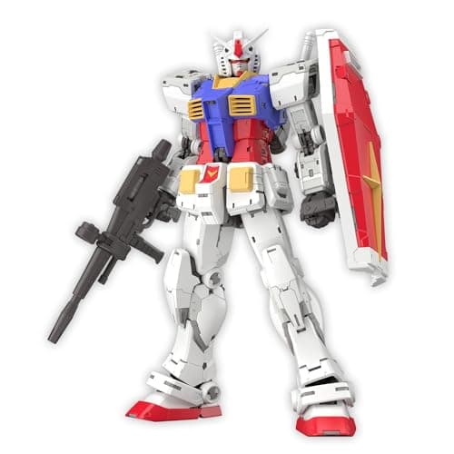 Bandai Spirits - Mobile Suit Gundam RX-78-2 Ver. 2.0 - Model Kit RG 1/144 para Armar - Figura de Acción Articulada Coleccionable - Ideal para Fans y Hobby de Modelismo