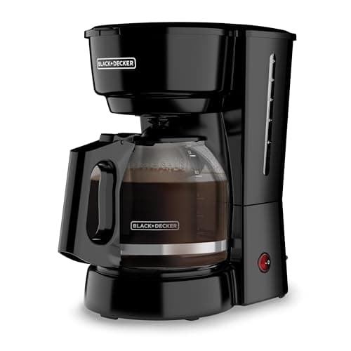 Black+Decker Cafetera con Tecnología Vortex y Filtro Permanente, 12 Tazas, CM0916B