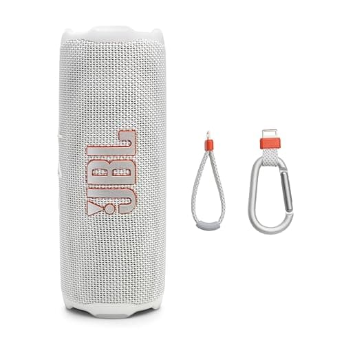 JBL Flip 7 Bocina Portátil Bluetooth, Batería Integrada, Resistente al Agua - Blanco