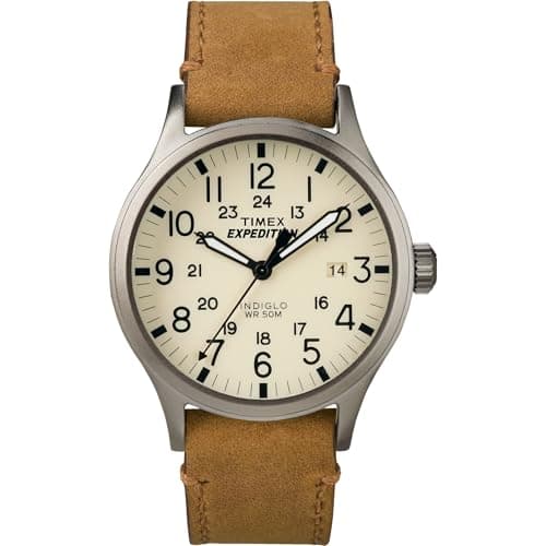 Reloj Timex Expedition para Hombres 40mm, pulsera de Piel