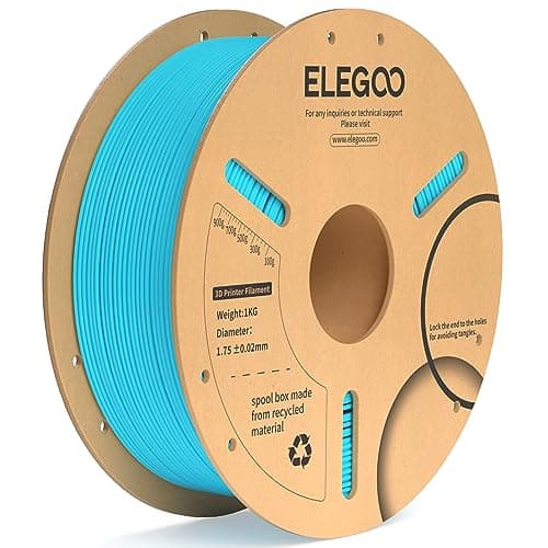 ELEGOO Filamento PLA+ 1,75 1 KG azul cielo espacial, para Impresora 3D más resistente y fuerte, Precisión Dimensional profesional +/- 0,02 mm, Carrete Filamento 3D, para Mayoría Impresoras 3D